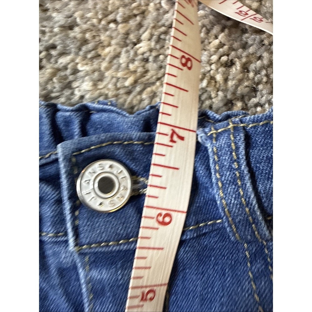 Girls Jeans Floral Design Distressed Size 7 - Picture 5 of 7